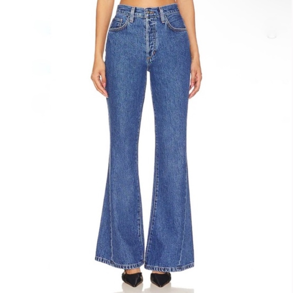 Favorite Daughter Valentina Montreal Women's Blue Flare Jeans